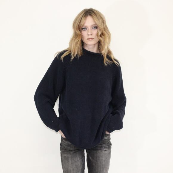 L.L. Bean Sweaters - Vintage Blue Knit Wool Sweater